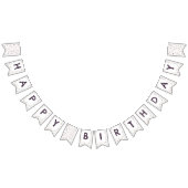 Shea Confetti Waterverf Stippen Bunting Flag Vlaggetjes (Alle)