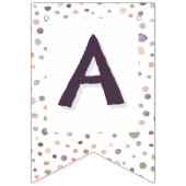 Shea Confetti Waterverf Stippen Bunting Flag Vlaggetjes (Derde vlag)