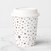 Shea Confetti Waterverf Stippen Paper Cup Papieren Bekers (Links)