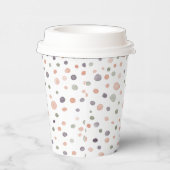 Shea Confetti Waterverf Stippen Paper Cup Papieren Bekers (Rechts)