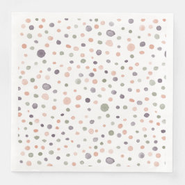 Shea Confetti Waterverf Stippen Papier servet