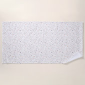 Shea Confetti Waterverf Stippen Strandlaken (Voorkant)