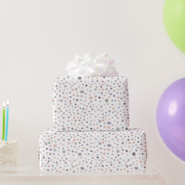 Shea Confetti Waterverf Stippen Wrapping Paper Cadeaupapier