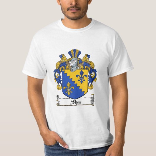 Shea Family Crest - Shea Coat of Arms T-shirt (Voorkant)