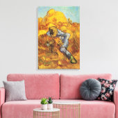 Sheaf Binder (after Millet) by Vincent van Gogh Canvas Afdruk (Insitu (Woonkamer))