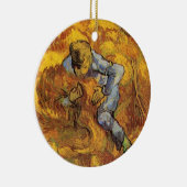 Sheaf Binder (after Millet) by Vincent van Gogh Keramisch Ornament (Rechts)