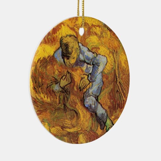 Sheaf Binder (after Millet) by Vincent van Gogh Keramisch Ornament (Rechts)