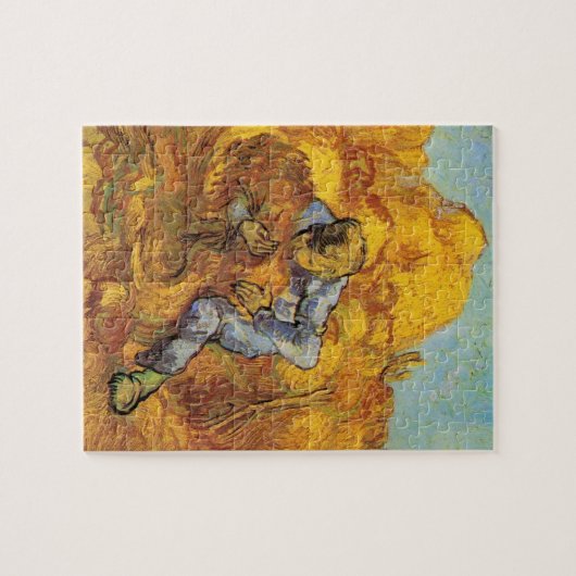 Sheaf Binder (after Millet) by Vincent van Gogh Legpuzzel (Horizontaal)