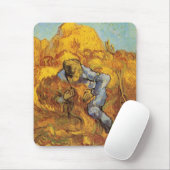 Sheaf Binder (after Millet) by Vincent van Gogh Muismat (Met muis)