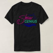 Shear Genius Grappig Haar Stylist Grappige Kapper T-shirt (Design voorkant)