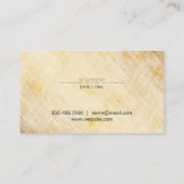 Shear Modern / Rustic Afsprakenkaartje (Achterkant)