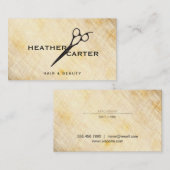 Shear Modern / Rustic Afsprakenkaartje (Voorkant / Achterkant)