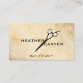 Shear Modern / Rustic Afsprakenkaartje (Voorkant)