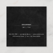 Shear Modern Rustic Texture Afsprakenkaartje (Achterkant)