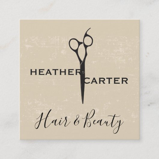 Shear Modern Rustic Texture Afsprakenkaartje (Voorkant)