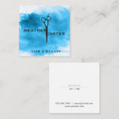 Shear Modern | WATERVERF | HAARSTYLIST Afsprakenkaartje (Voorkant / Achterkant)