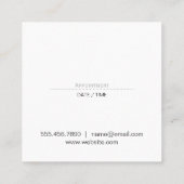 Shear Modern | WATERVERF | HAARSTYLIST Afsprakenkaartje (Achterkant)