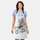 Shear Perfection Haarstylist Gepersonaliseerd Scho Schort (Gedragen)