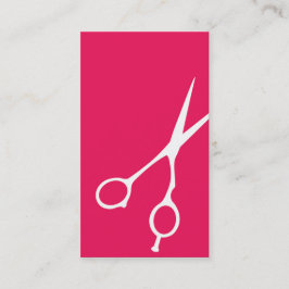 Shears Barber/Cosmetologist Visitekaartje (Magent)