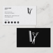 Shears & Comb (ponskaart 5) Klantenkaartje (Voorkant / Achterkant)