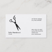 Shears Logo met Dividers (goudmakerij) Visitekaartje (Achterkant)