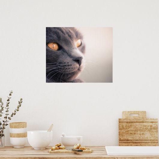 Sheba Cat Poster (Keuken)
