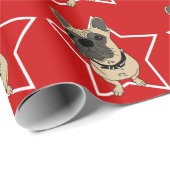 Sheba the Bulldog Cadeaupapier (Rol Hoek)
