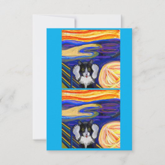 Sheba's Schreeuw, Parodie Art Kaart (Voorkant)