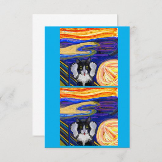 Sheba's Schreeuw, Parodie Art Kaart (Voorkant / Achterkant)