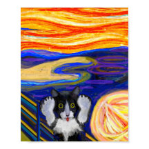 Sheba's schreeuw, Parody The Scream, Cat Art