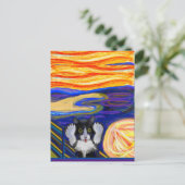 Sheba's Scream, Parody The Scream, Fine Art Briefkaart (Staand voorkant)