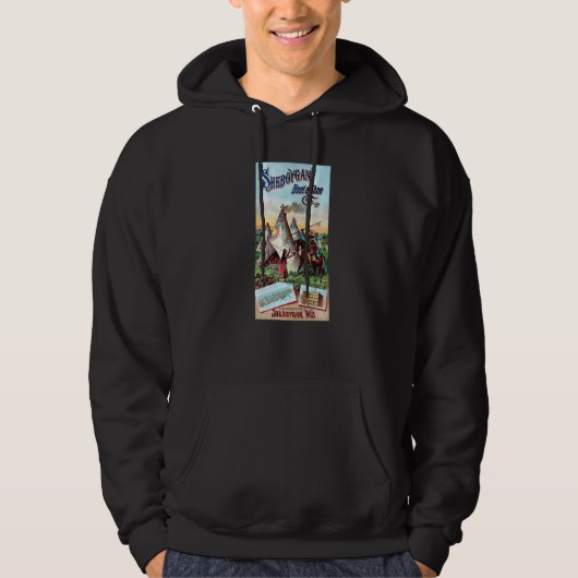 Sheboygan Native Americans Wisconsin USA History R Hoodie (Voorkant)