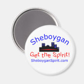 Sheboygan Spirit Magneet (Voorkant / Achterkant)