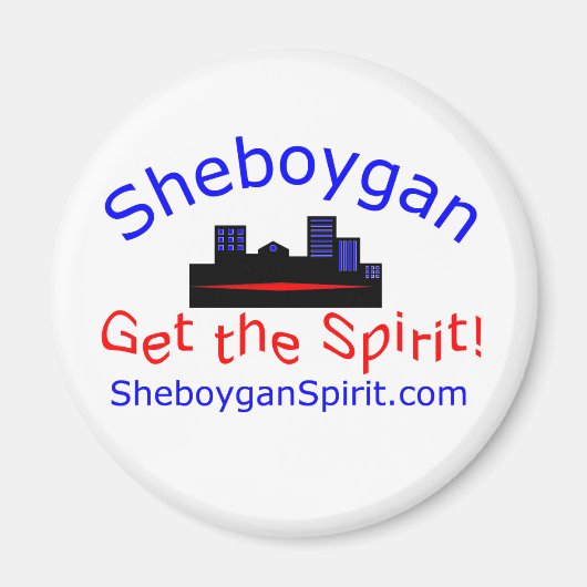 Sheboygan Spirit Magneet (Voorkant)