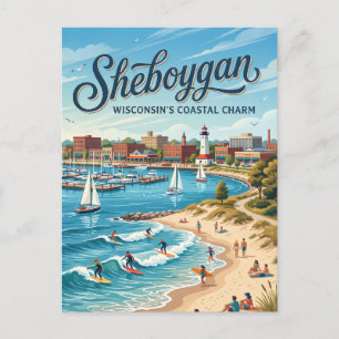 Sheboygan, Wisconsin Briefkaart