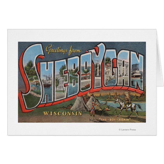 Sheboygan, Wisconsin (Indiërs # 1) (Voorkant Horizontaal)