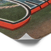 Sheboygan, Wisconsin (Indiërs # 1) Poster (Hoek)