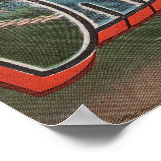 Sheboygan, Wisconsin (Indiërs # 1) Poster (Hoek)