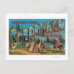 Sheboygan, Wisconsin (Indiërs # 2) Briefkaart