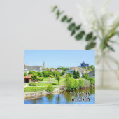 Sheboygan Wisconsin Lake Briefkaart (Staand voorkant)