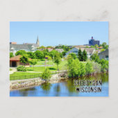 Sheboygan Wisconsin Lake Briefkaart (Voorkant)