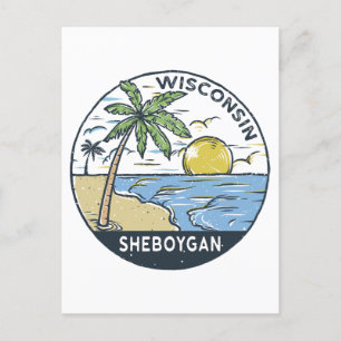 Sheboygan Wisconsin Vintage Briefkaart