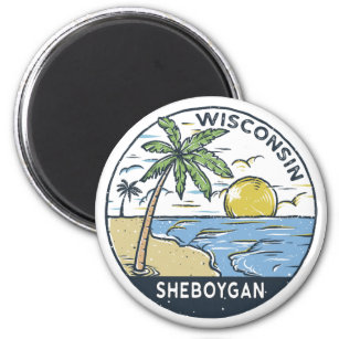 Sheboygan Wisconsin Vintage Magneet