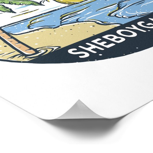 Sheboygan Wisconsin Vintage Poster (Hoek)