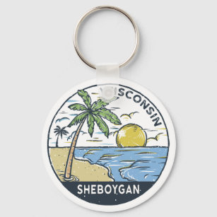 Sheboygan Wisconsin Vintage Sleutelhanger