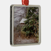 Shed Abandoned Metalen Ornament (Rechts)