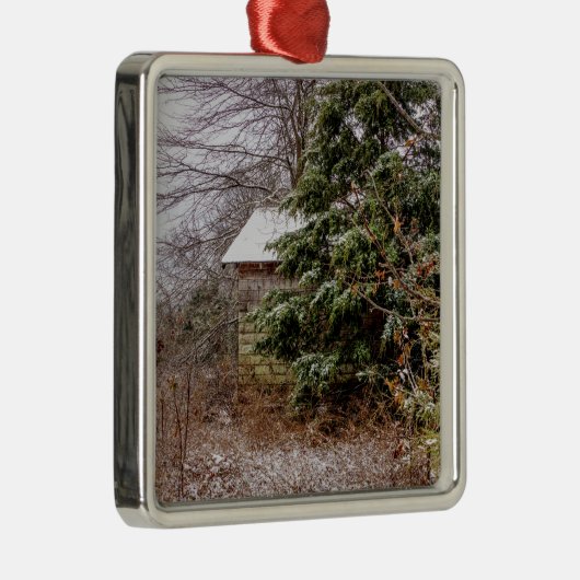 Shed Abandoned Metalen Ornament (Rechts)
