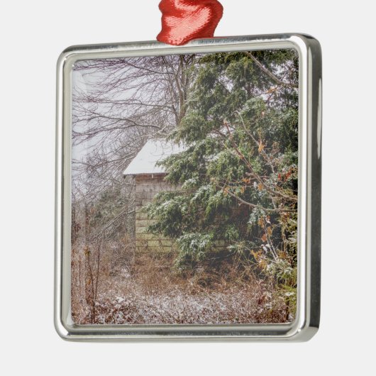 Shed Abandoned Metalen Ornament (Links)