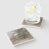 Shed Abandoned Stenen Onderzetter (Zijkant)