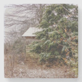 Shed Abandoned Stenen Onderzetter (Voorkant)
